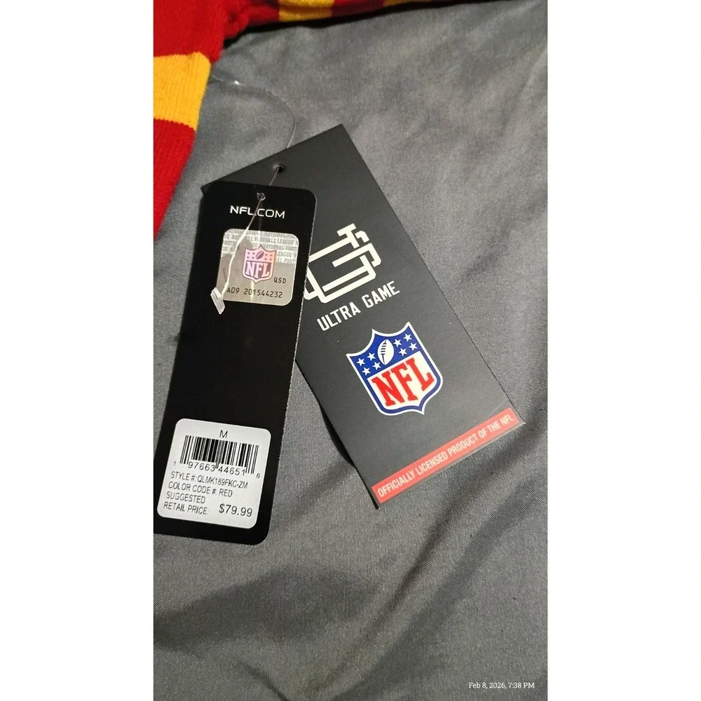 Ultra GAME NFL Kansas City Chiefs‎ Red Sweater Size M Team Apparel